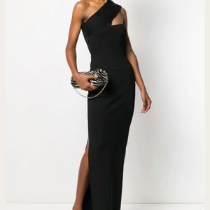 Solace London one shoulder Lavena gown